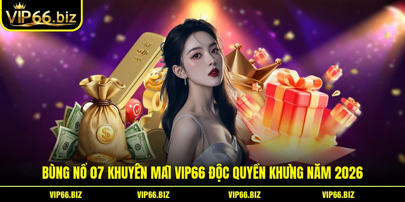 Bùng Nổ 07 Khuyến mãi VIP66 Độc Quyền Khủng Năm 2026