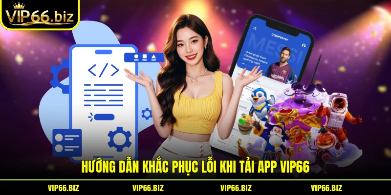 Hướng dẫn khắc phục lỗi khi tải app VIP66